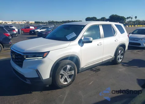 2024 Honda Pilot Ex-L 7 Passenger z USA, uszkodzony, nr VIN 5FNYG2H56RB003283